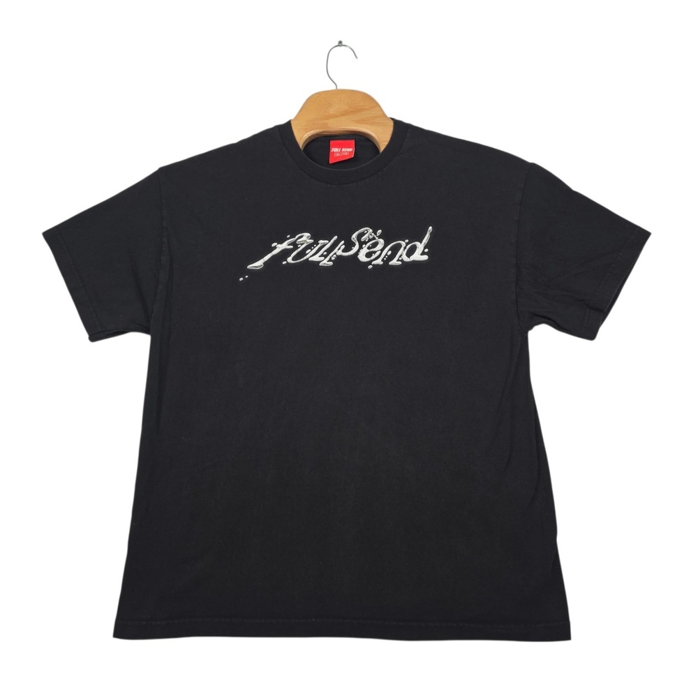 Full Send T Shirt XL Black Liquid Splash Logo Nelk Boys Youtuber Merch Street‎